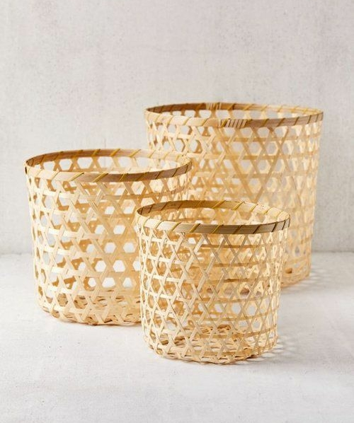 Bamboo Planter Without Stand (Set of 3)