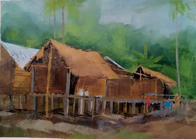 Painting by Bhargav Phukan