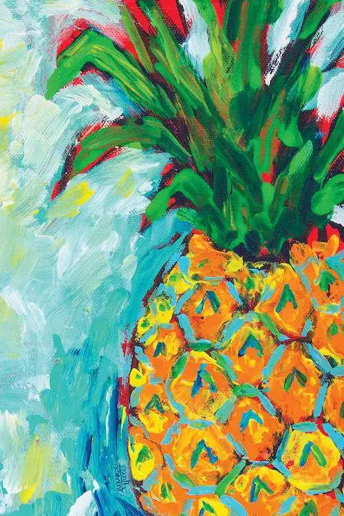 Pineapple of Meghalaya Painting